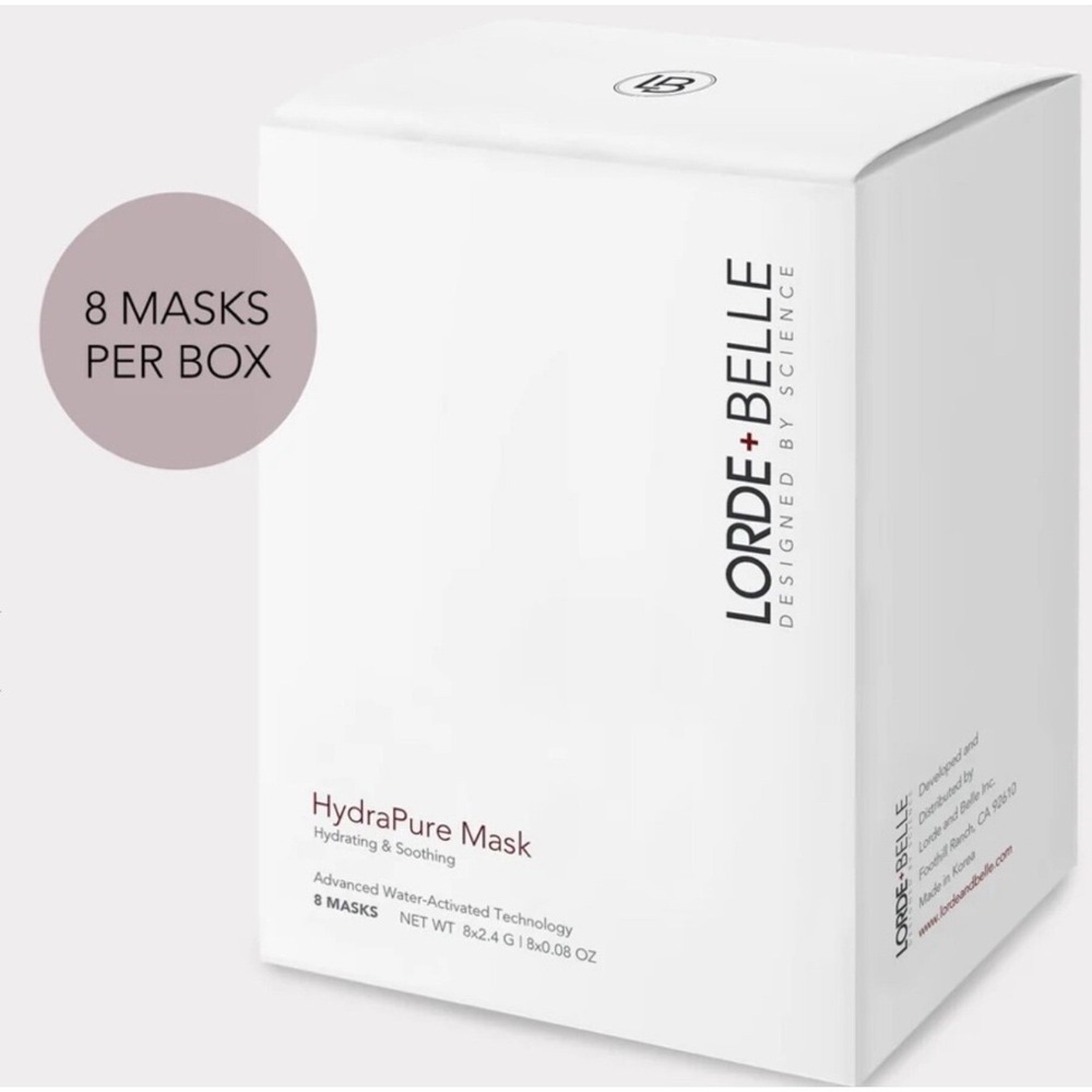 HydraPure Mask 8-pack Lorde + Belle, New Sealed, hydrate after RegenPen